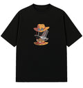 One Piece Hats - Embroidered Oversized T-Shirt