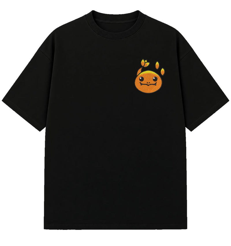 Charmander - Embroidered Oversized T-Shirt