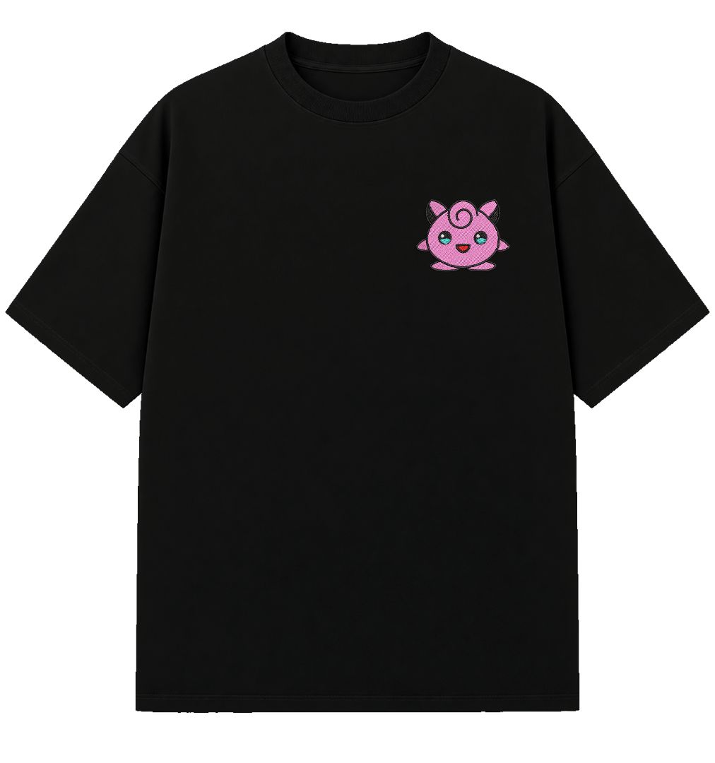 Jigglypuff - Embroidered Oversized T-Shirt