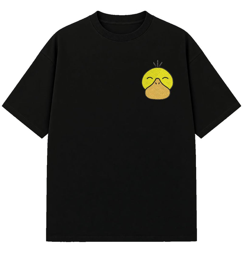 Psyduck - Embroidered Oversized T-Shirt