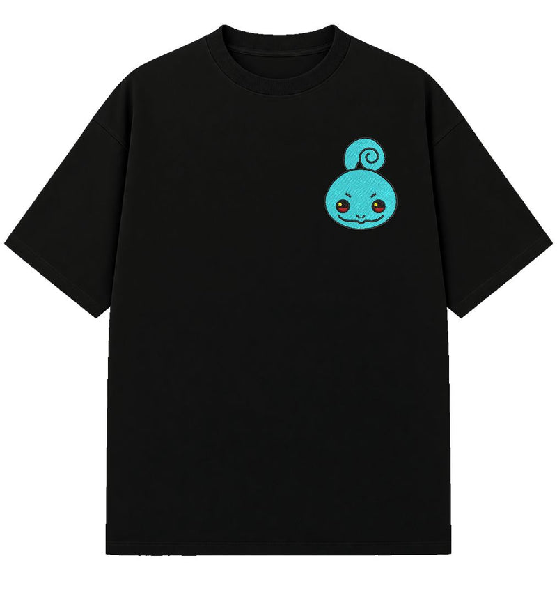 Squirtle - Embroidered Oversized T-Shirt