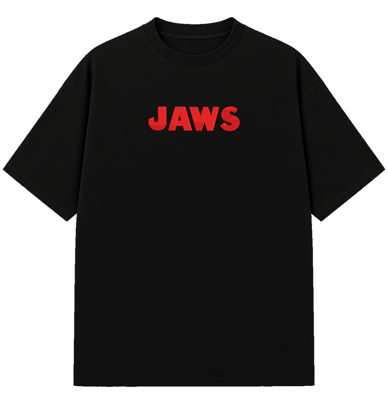 JAWS - Embroidered Oversized T-Shirt