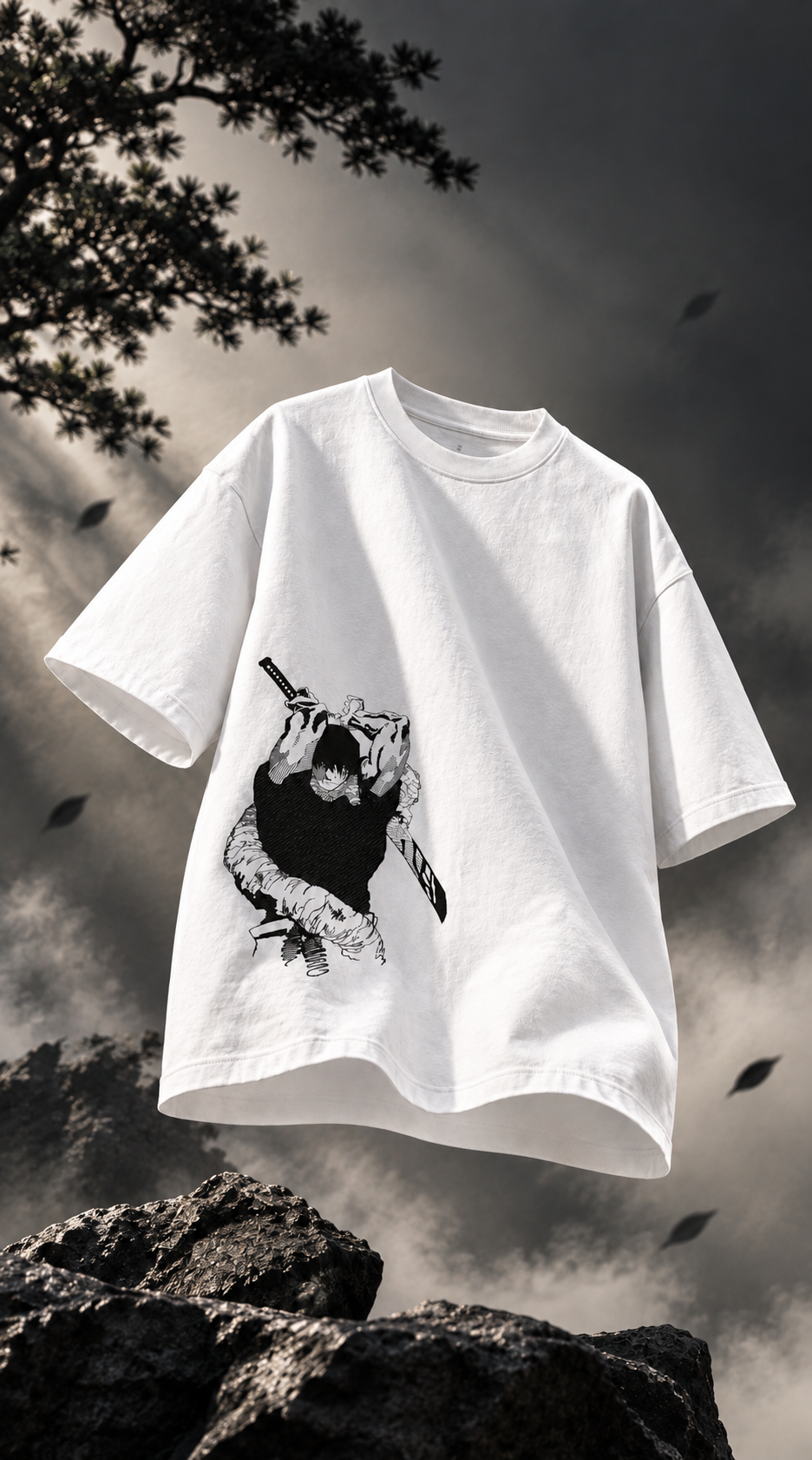 Toji - Embroidered Regular Fit T-Shirt