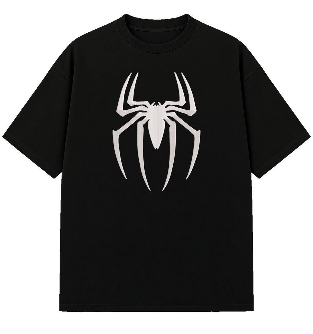 Spiderman - Embroidered Oversized T-Shirt