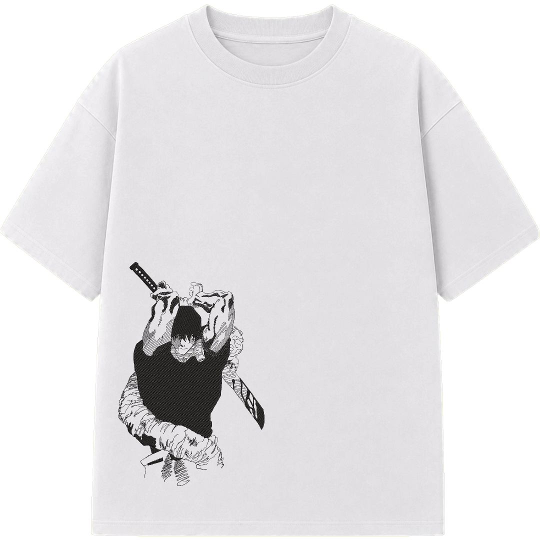 Toji - Embroidered Regular Fit T-Shirt